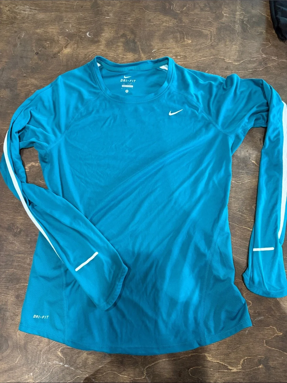 Nike Long Sleeve Dri-FIT Top - Teal